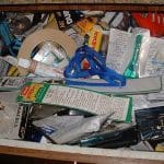 disorganized drawer