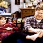 Roseanne Barr and John Goodman