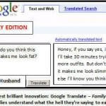 The latest innovation from Google: Google Translate – Family Edition