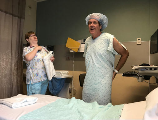A Funny Thing Happened on the Way to My Surgery